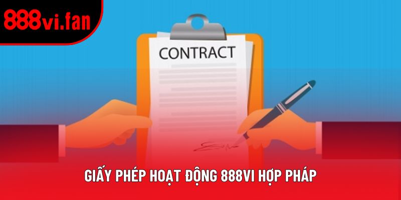 Giấy phép hoạt động 888vi hợp pháp Giấy phép hoạt động 888vi hợp pháp